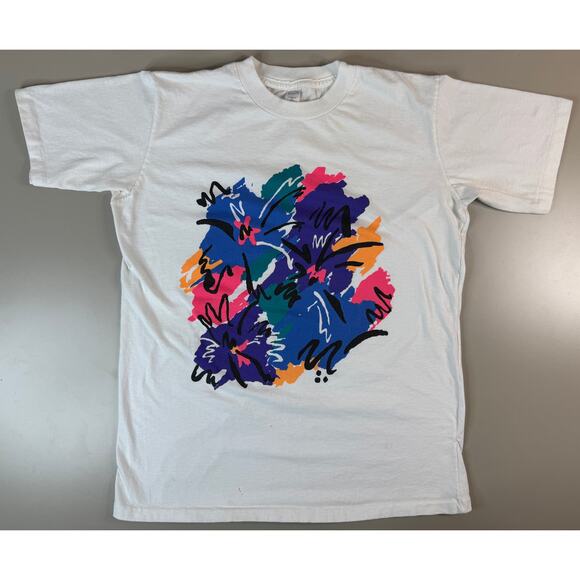 Lands' End Tops - Vintage 90s Single Stitch Lands End Womens Tshirt Size M 100% Cotton Made in USA